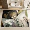 Nerd Project Bl Anime Room Mats Anti-slip Absorb Water Long Strip Cushion Bedroon Mat Household Carpets