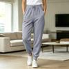 Women's Color Drawstring Cuffed Joggers Casual Pants