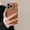 Plating Lens Iphone16 Suitable for 17promax IPhone Case 14 Silicone 11 Simple Solid Color 13