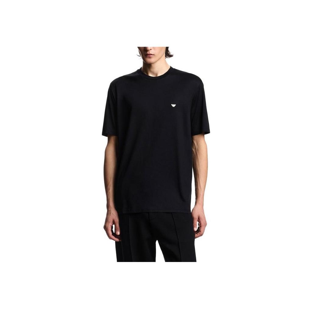 Emporio Armani Essentials Series Round Neck Short Sleeve T-Shirt With Embossed Eagle Embroidery Men tops EM004592-AF13747-UC001