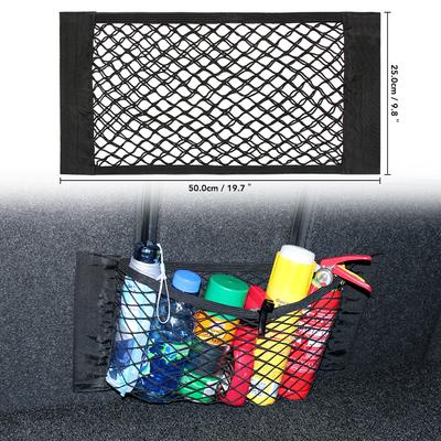 Car Box Storage Bag Mesh Net Bag Luggage Holder Pocket Sticker Trunk Organizer Cargo Net