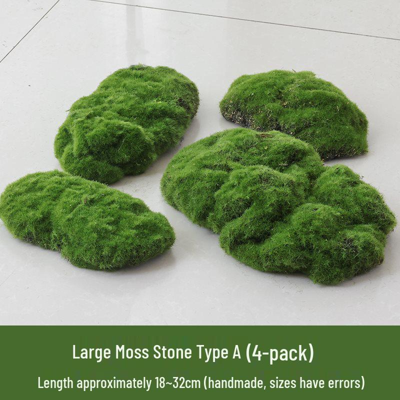 Bionic Artificial Moss Turf Micro Landscape Ornaments for Bonsai and Potted Plant Landscaping