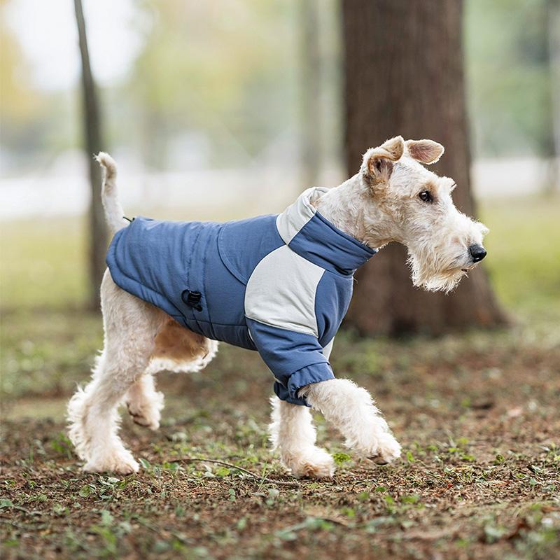 Winter Windproof Dog Coat, Warm Two-Legs Cotton Waterproof Jacket for Small Medium Large Dogs, Cozy Cold Weather Pet Apparel