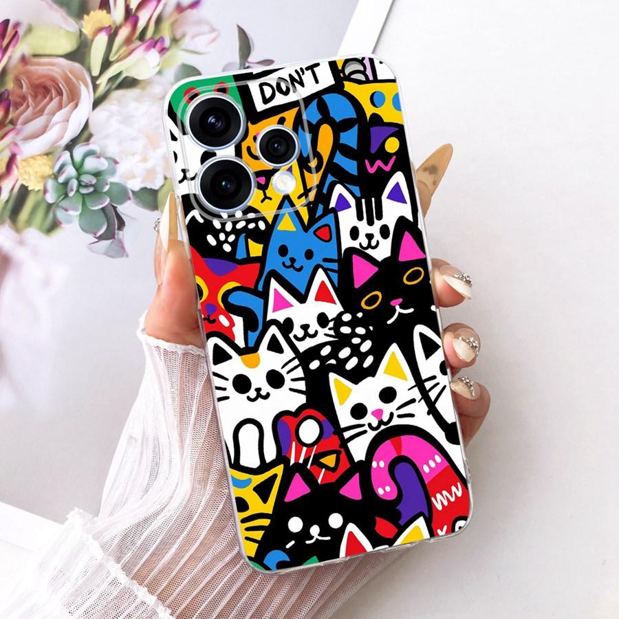 Case For OPPO Reno15 15F Protective Case For OPPO Reno15 F CPH2801 Reno 15  5G Capa Flower Soft Silicon TPU Phone Cover