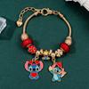 Stitch Cartoon Hand Chain With Zinc Alloy Material For Kids And Teens Gifts