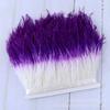 10-15Cm Two-Color Ostrich Hair Cloth Edge Clothing Accessories Diy Material High-Quality Ostrich Hair Lace Skirt