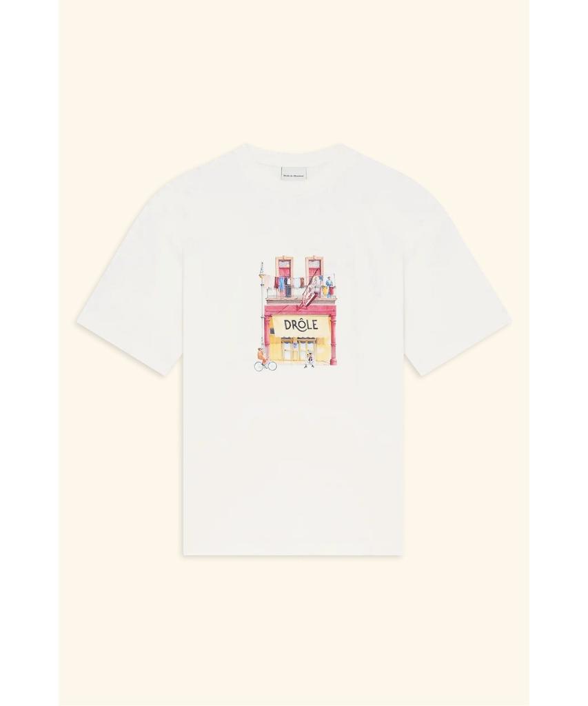 DROLE DE MONSIEUR Drole Cafe Graphic T-Shirt D0Tcm26216Whm