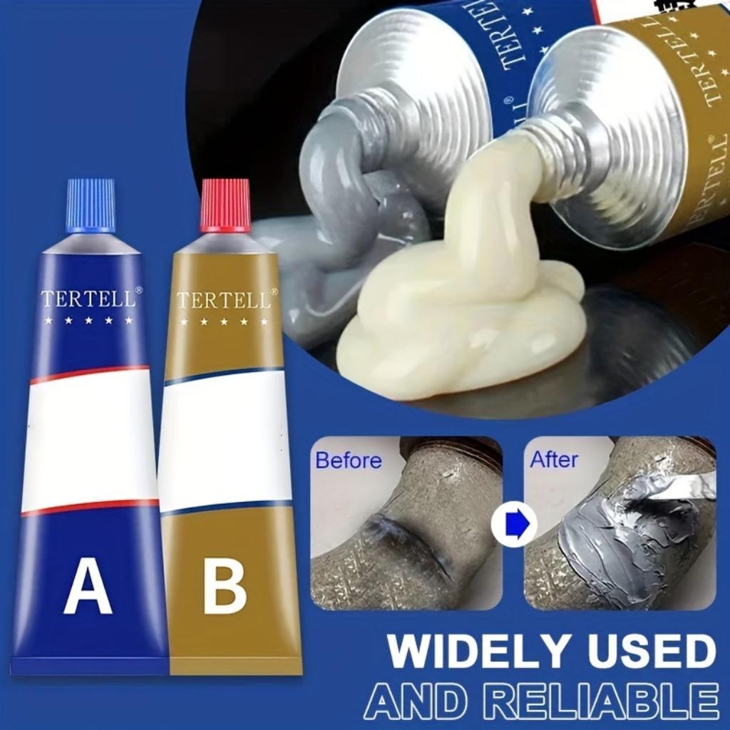 Casting Rubber Glue - High-Temperature Resistant, Adhesive For Metal & Plastic, Uv Solder Paste