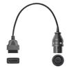 For Mercedes-Benz 38 Pin to 16 Pin OBD OBD2 Diagnostic Adapter Connector Cable
