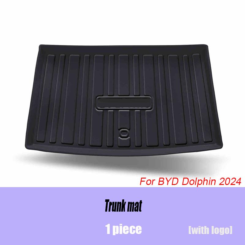 For BYD Dolphin  2024 Trunk mat Waterproof and dirt resistant Automotive interior modification 6301