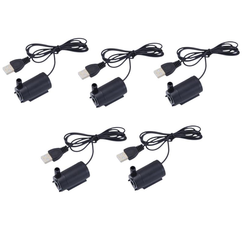 AD23-Mini Water Pump Silent Noise Reduction Home Garden Fountain Tools DIY Kit Aquarium Fish Tank Accessories