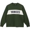 New Era Letter Print Crew Neck Pullover Long Sleeve Sweatshirt Unisex sweatshirt Green 14397972