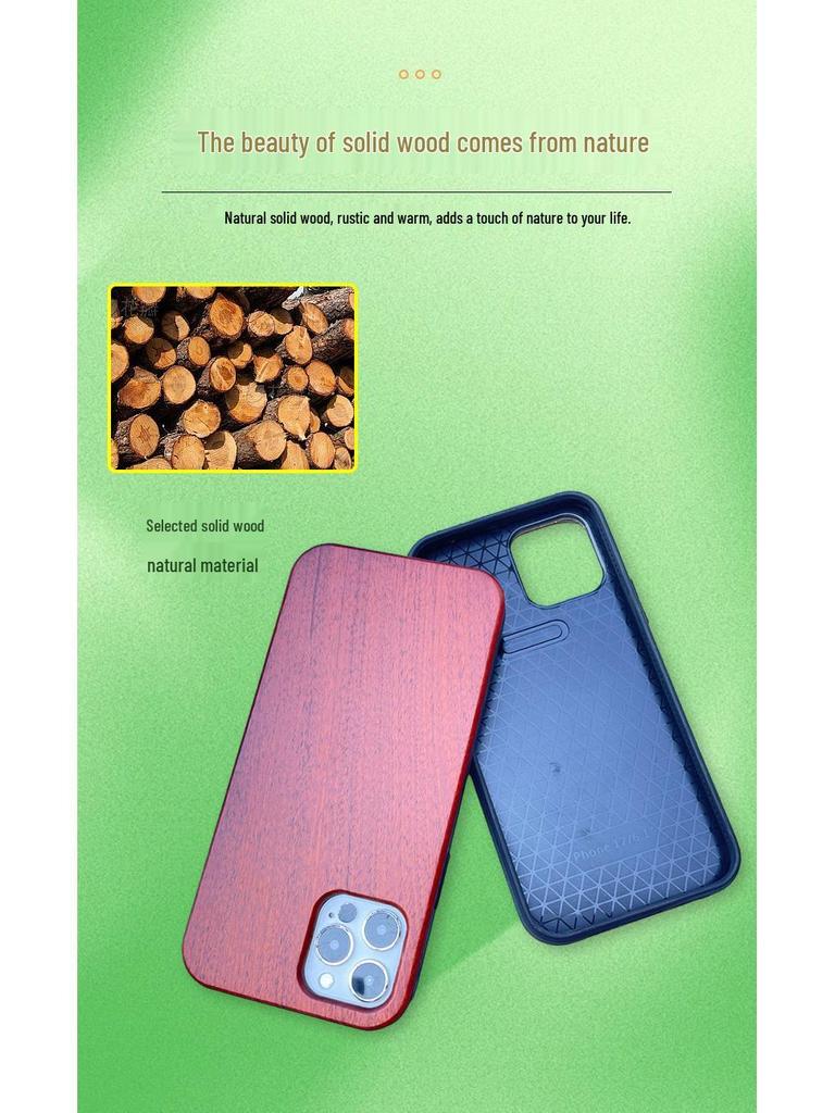 Retro-Stil Holz iPhone 12/12 Pro Max Grafikdesign Schutzhülle