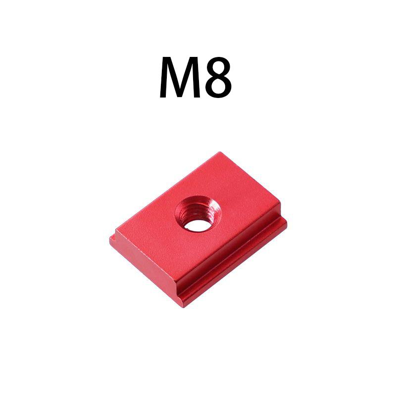 1Pcs Table Saw Miter Bar Slider Gauge Rod T Slot Miter Track M6/M8T Screw Fixture Slot Aluminum Alloy for DIY Woodworking Router