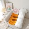 Large Furry Cat Claw Long Pillow Plush Toy Home Sofa Pillow Cushion Girls Sleeping Ragdoll