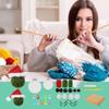 Christmas Crochet Kit For Beginners Cute Kids Crochet Kit Hooks Yarn Set Crochet Starters Kits Practical Knitting Supplies