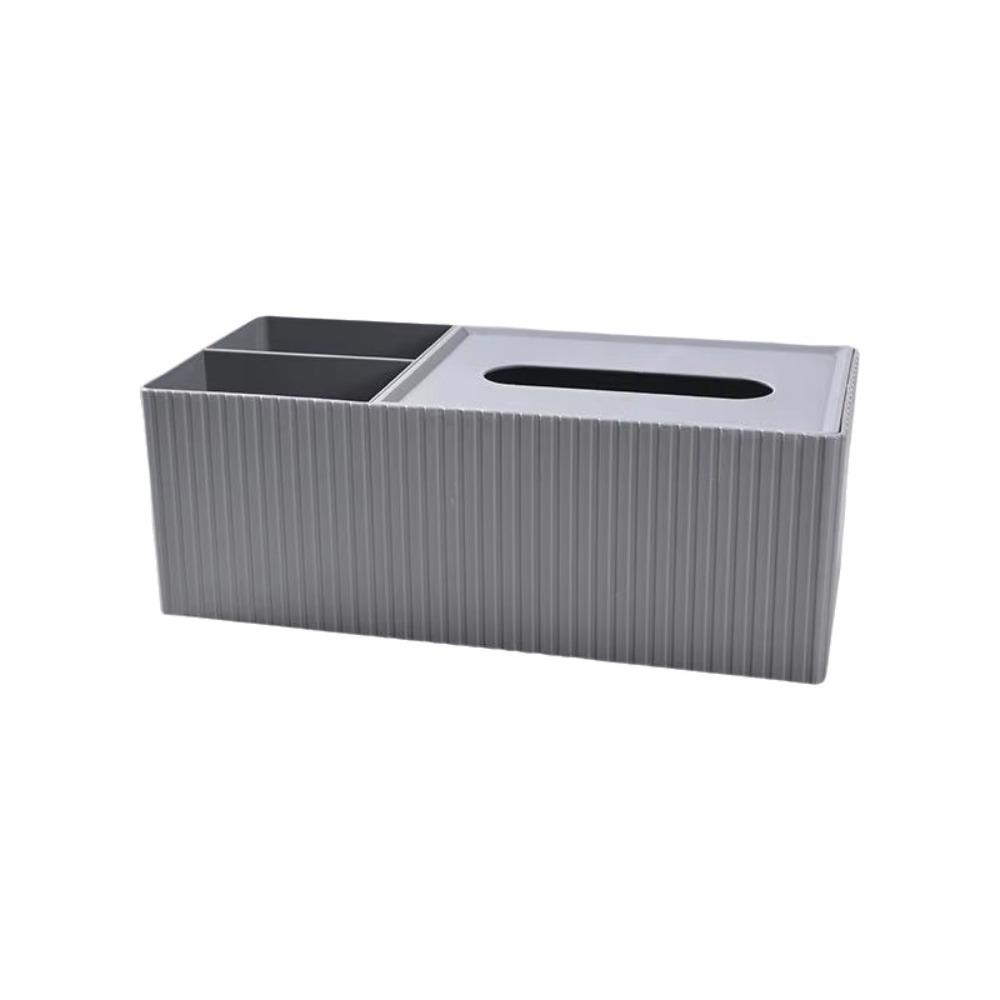 3 Compartments Napkin Holder Removable Lid Desktop Organizer Modern Tissue Dispenser  Bedroom
