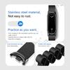 Metal Strap for Xiaomi Mi Band 8 9 10 Bracelet with TPU Case Screen Soft Protector Milanese Magnetic Loop Replacement Watchband