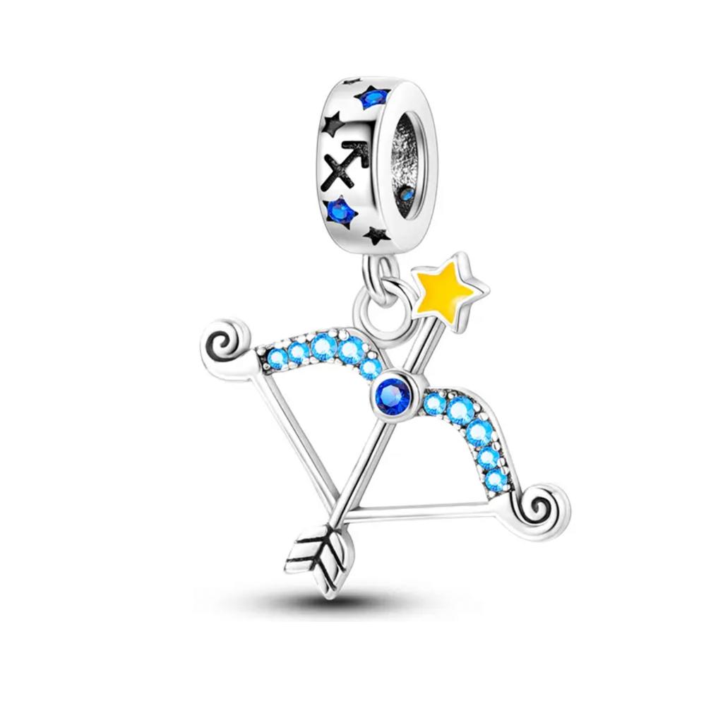 

Новый Медный Шарм Двенадцать Знаков Зодиака Цепочка из Бусин Подходит для Оригинального Браслета Аксессуары Сделай Сам Женские Украшения