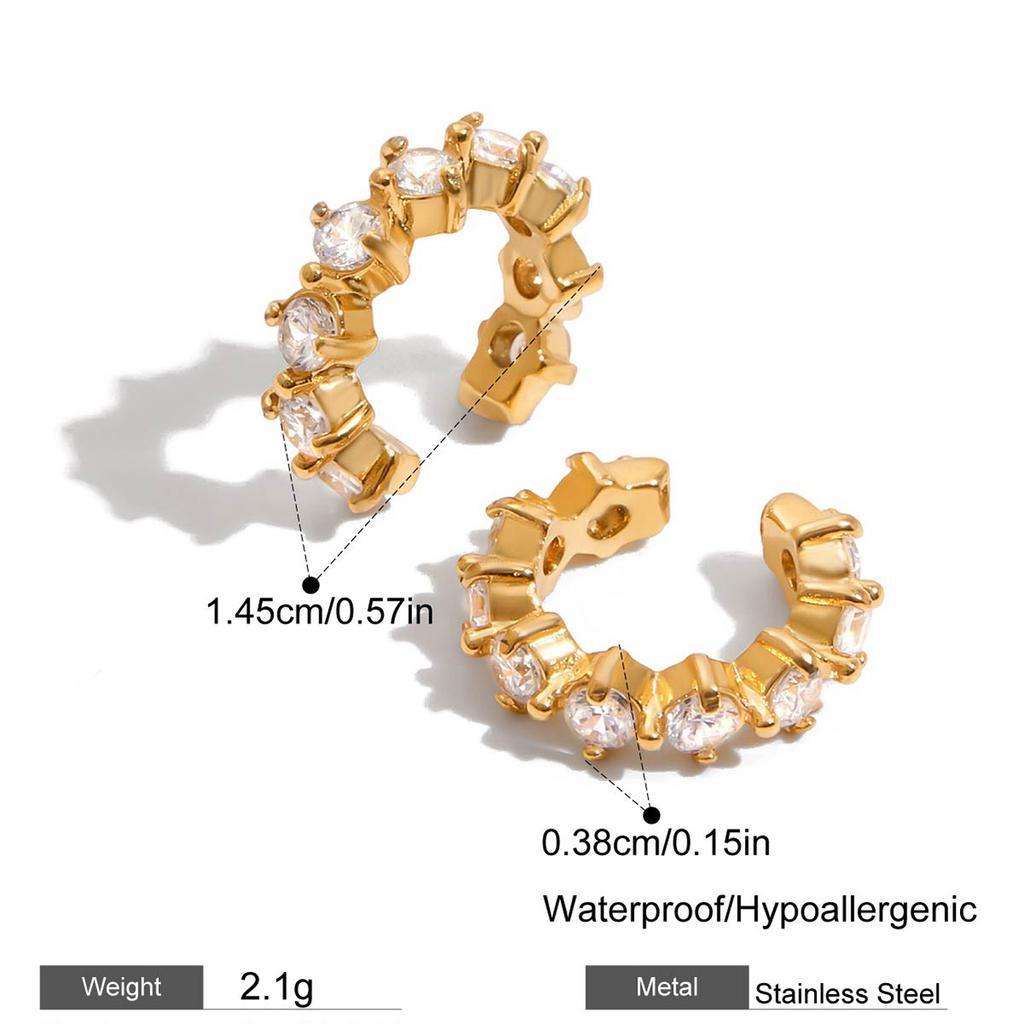 Yori Stainless Steel Elephant Animal Pendant Trendy Earrings for Women Trendy Metal Texture 18 K Earrings Golden Accessories