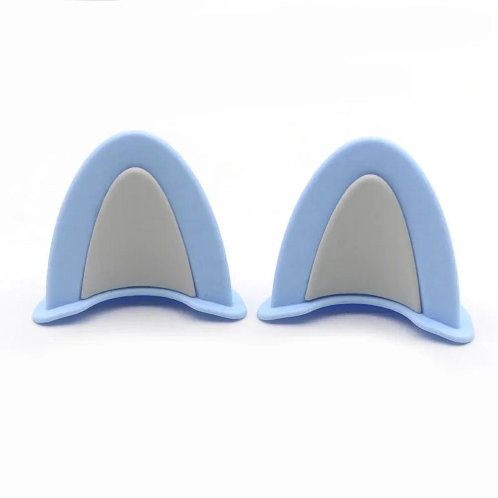 2pcs Cute Motorcycle Helmet Cat Ears Electric Car Motocross Stickers Driving Styling Universal Helmet Decoration Accessories