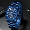 Mens Watches for Men Sports Waterproof Stainless Steel Quartz Wristwatch Man Business Watch Luminous Clock