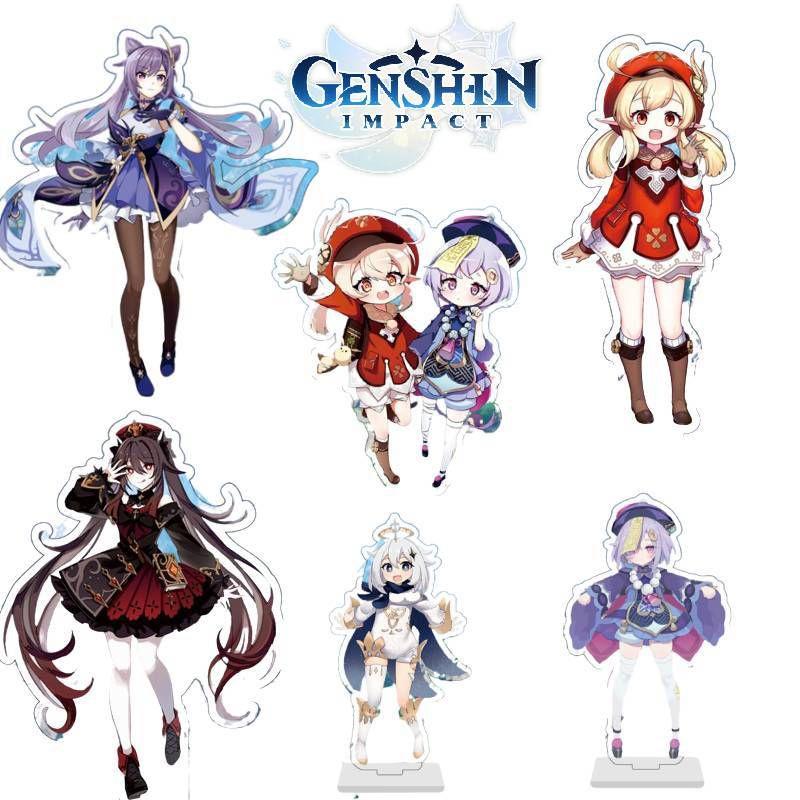 Gorgeous Genshin Impact Acrylic Stand Anime Characters Desktop Display