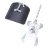 Professional Anti Vibration Guitar Support Silver Adjustable Clamp Black Nonslip Base Present for Classical Player