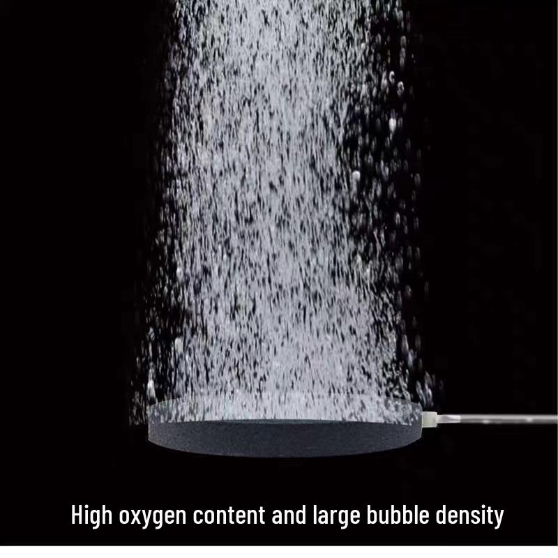 Nano Bubble Disc Air Stone: Oxygen Pump for Fish, Planted & Shrimp Tanks, Fine Aeration