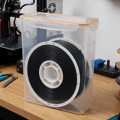 Rectangle Filament Storage Organizer Sealed Grain Storage Bin  Protection