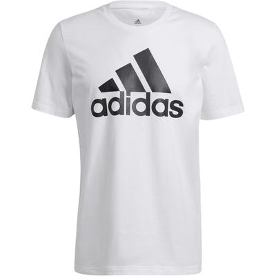 T Shirts Men's White Crew Neck Moderate Straight Fit GK9121-