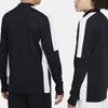 Nike Logo Embroidered Color Block Half Zip Soccer Sweatshirt Kids Sweatshirt Black DX5470-010