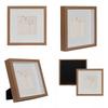 Photo Frame 016/47 M043/M015 White/Oak 23X23 Cm 3Pak