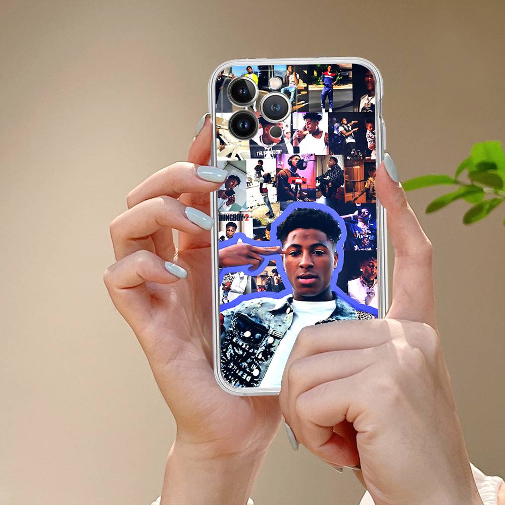 Singer YoungBoy Never Broke Again For IPhone 11 12 13 14 15 16 17 Pro Max Plus 13 Mini Silicone Soft Transparent Back