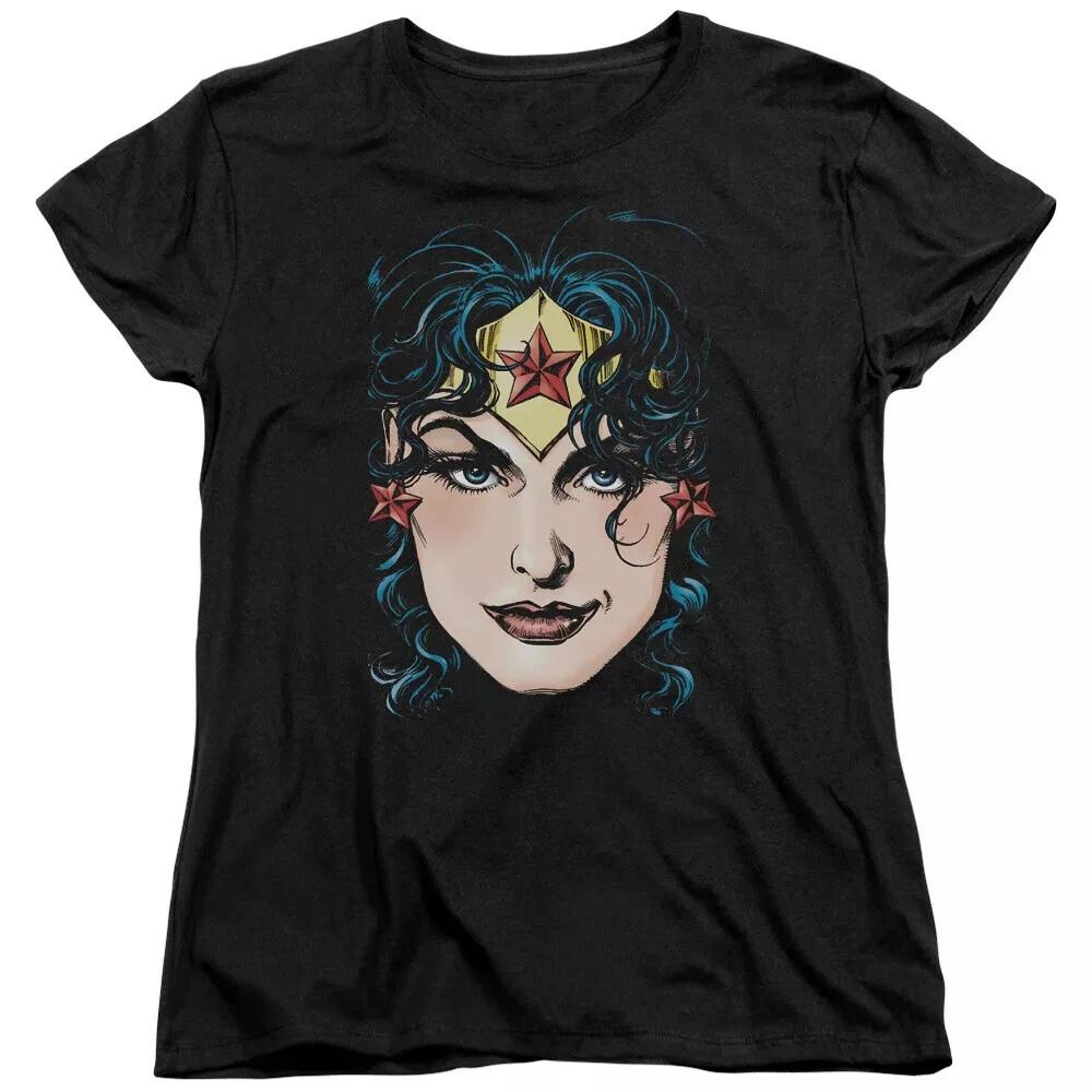 Wonder Woman  Wonder Woman Head  Women s T-Shirt L