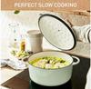 Чугунная жаровня Tefal E25805 Lov круглая 29 см светло-зеленая (E2580504)