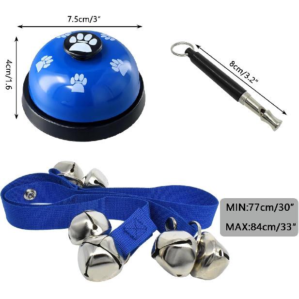 GKYZBB 3 Pack Dog Doorbells, Pet Training Bells for Go Outside Potty Training and Communication Device Large Loud Dog Bell Cat Puppy Interactive Toys