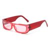 Trendy Small Frame Color Block Sunglasses - Fashionable Punk Style for Internet Celebrities