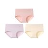 Fenteng Women's High-Waist Cotton Antibacterial Underwear 3-Pack