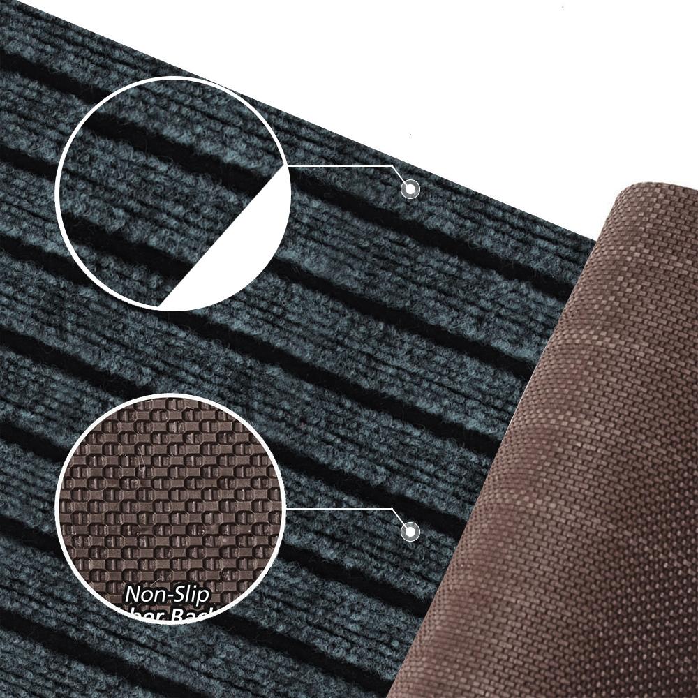 Kitchen Floor Mat Bedroom Living Room Long Bedside Area Rug Hallway Striped Brush Carpet Anti Slip Bathroom Entrance Doormat