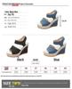 Women's Platform Wedge Peep-Toe Sandals with Round Toe High Heel for Outdoor Wear