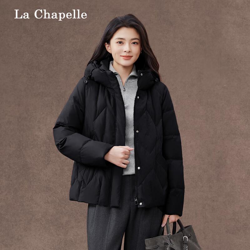 

Женский короткий пуховик с капюшоном La Chapelle 3XL