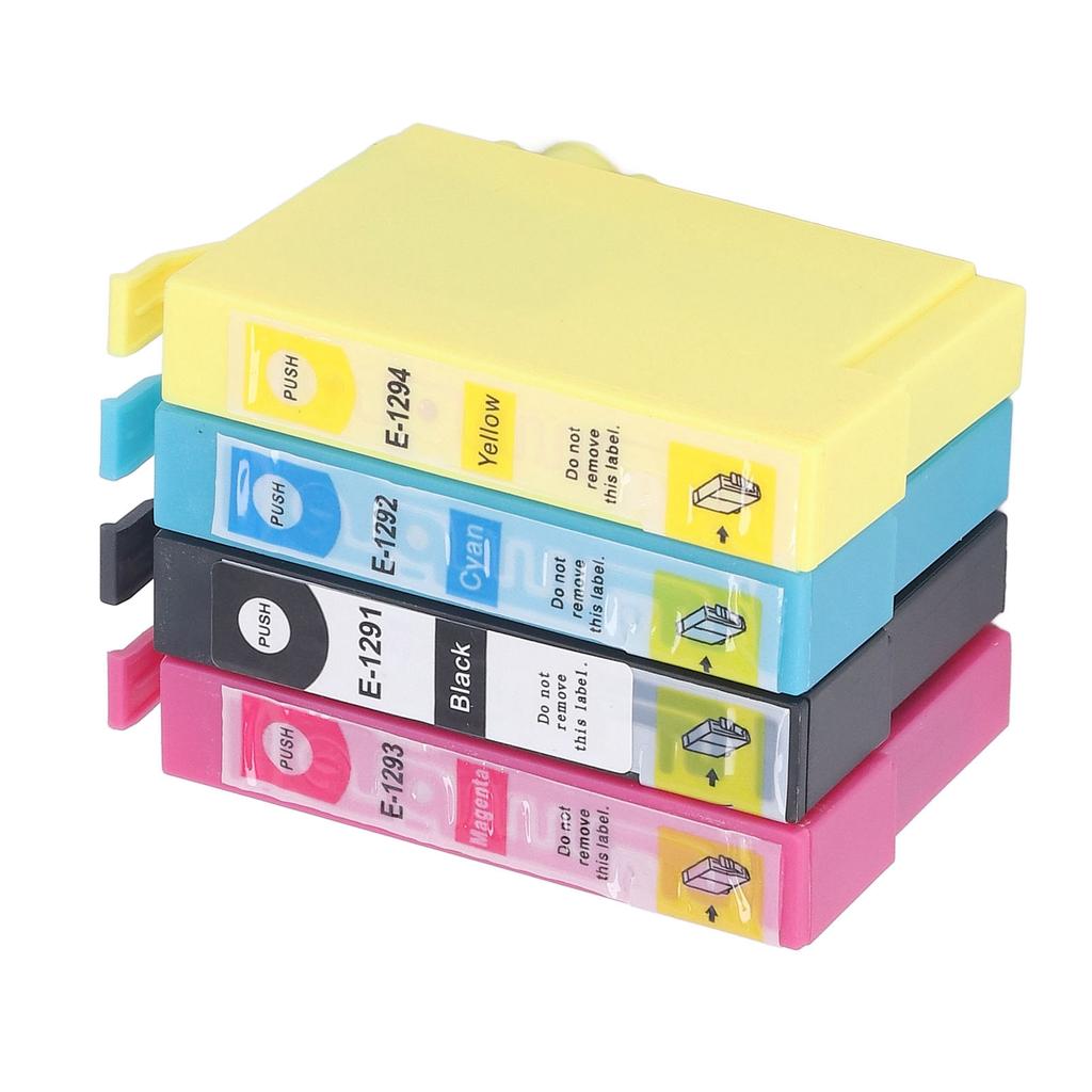 T1291 T1292 T1293 T1294 Printer Ink Cartridge Fluent Practical BK C M Y 4 Color Ink Cartridge for Stylus SX230