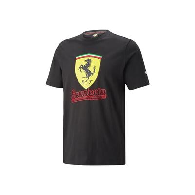 Puma Racing Series T Shirts Unisex Black Crew Neck Moderate 538186-01
