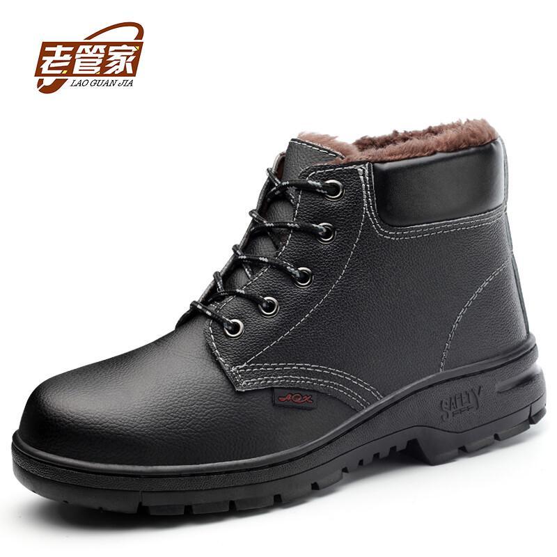 Men s High-Top Warm Steel Toe Work Safety Boots 41