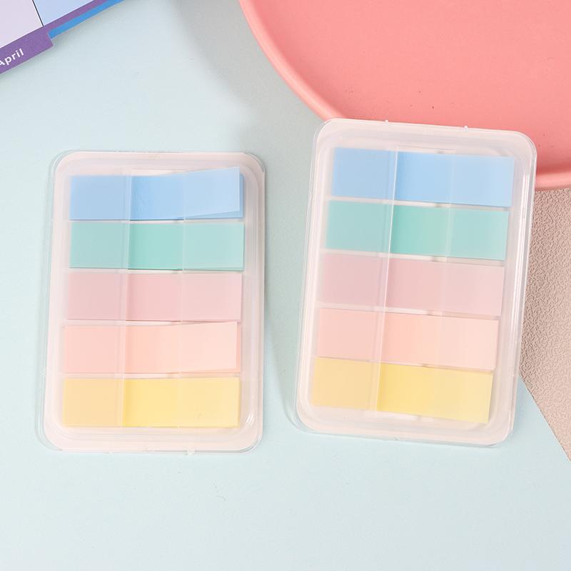 

2 Коробки 200 шт. Наклейки Выдвижные Липкие Разделители Закладки для Страниц Липкие Разделители Письменные Страничные Липкие Заметки Прозрачный Цвет