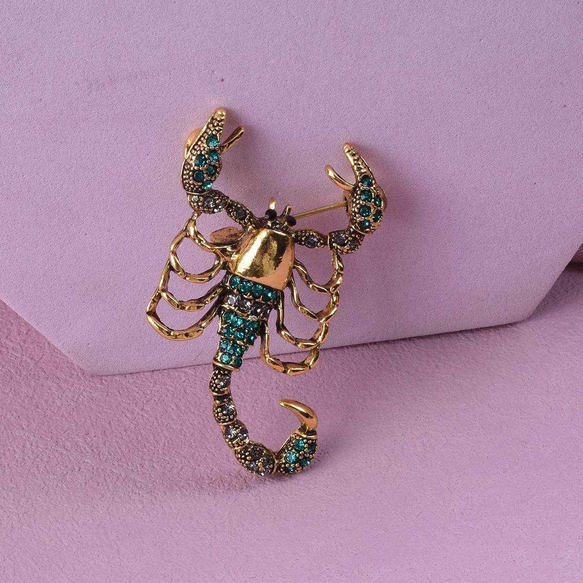 

Металлический значок Креативная брошь One Size золотой