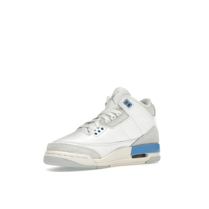 Air Jordan 3 Retro GS Lucky Shorts Summit White Legend Blue Kids Shoes DM0967-101