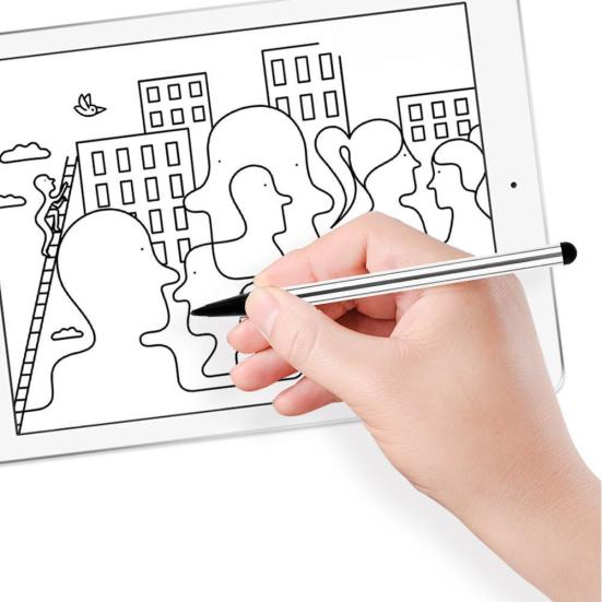 3 Peças Caneta Stylus Universal para Tela Sensível ao Toque de Telefone/Tablet para Android iPhone iPad