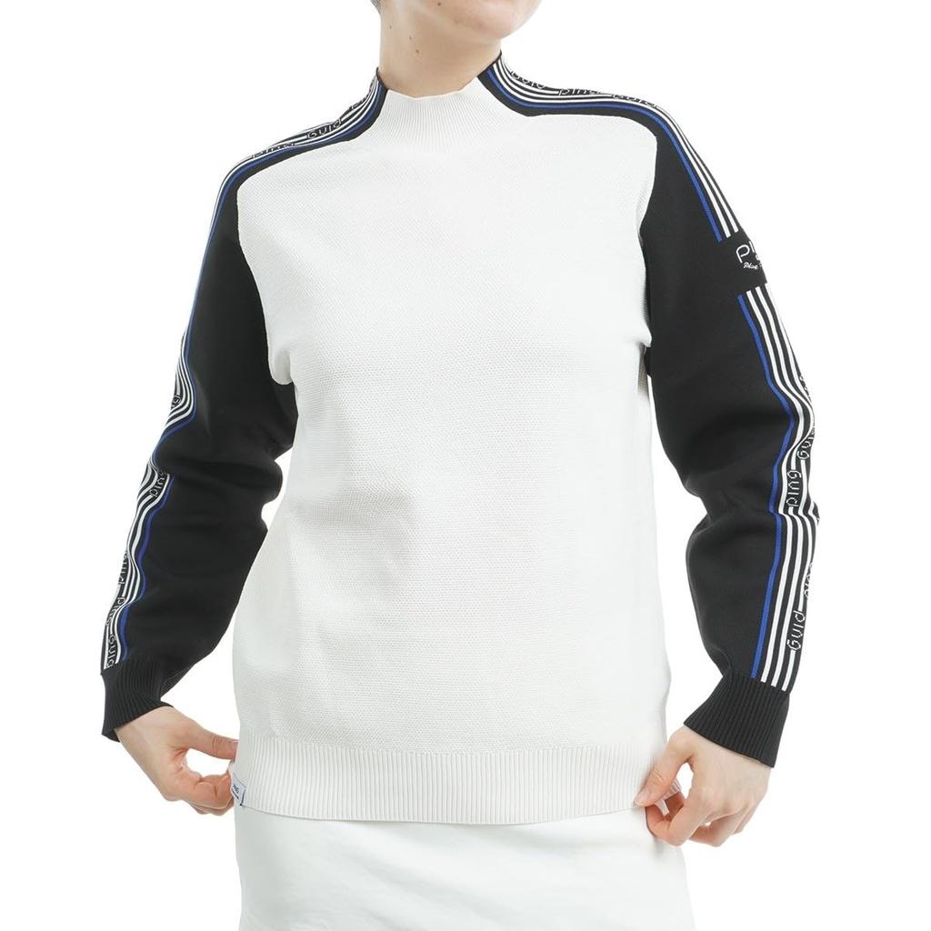 High Neck Knit Compatible Golf M [Pin Apparel] Women's (Sideline/Set-up Item) / / 622-4275800 030_White